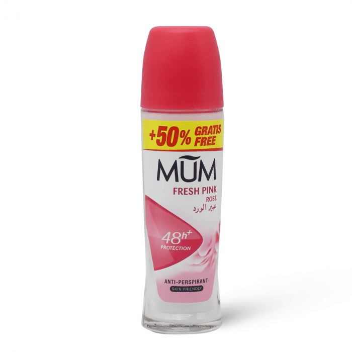 Mum Deodorant Roll On Fresh Pink 75ml