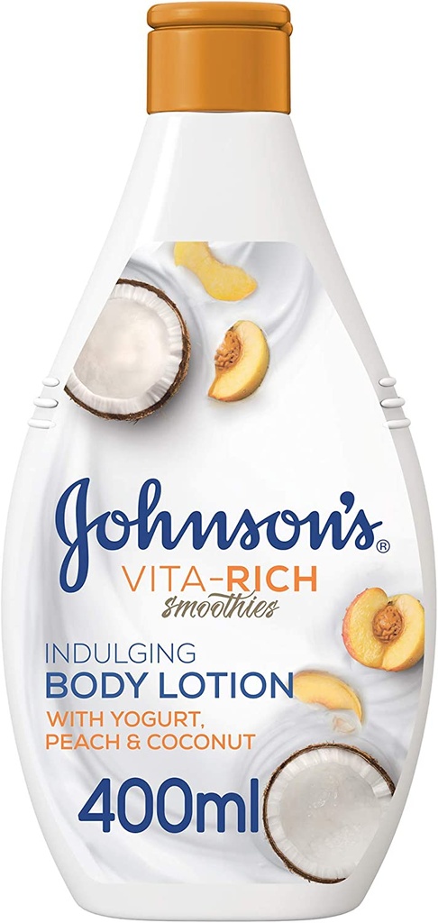 Johnson's Body Lotion - Vita-rich Smoothies Indulging Yogurt Peach & Coconut 400ml