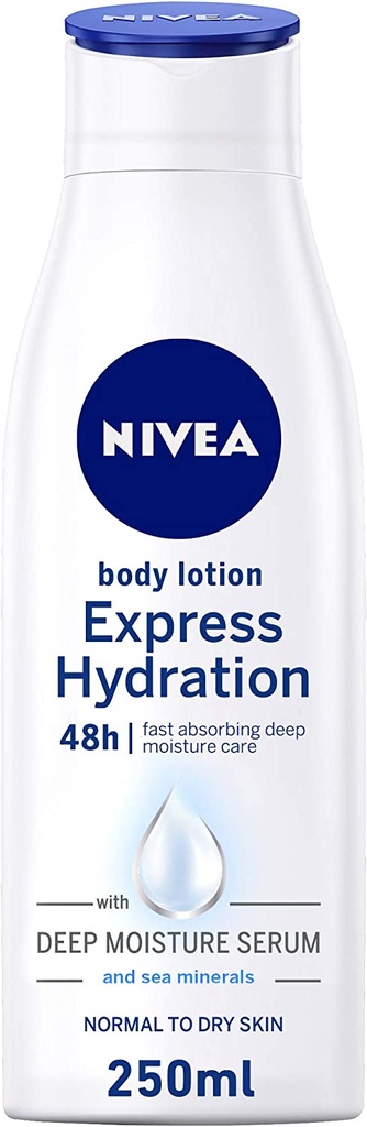 Nivea Body Lotion Normal & Dry Skin Express Hydration Sea Minerals 250ml