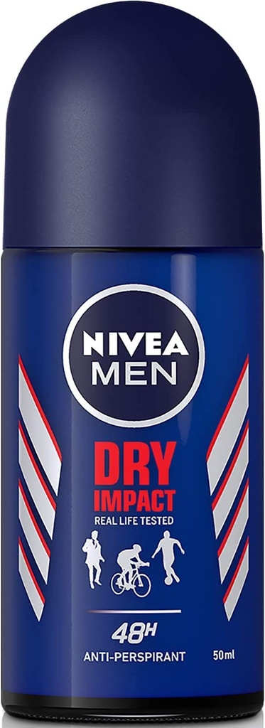 Nivea Dry Impact Antiperspirant For Men Roll-on - 50ml