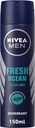 Nivea Men Deodorant Spray For Men Fresh Ocean Aqua Scent 150ml