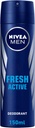 Nivea Men Fresh Active Deodorant Spray 150 Ml