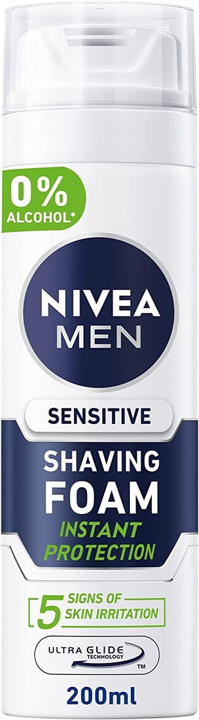 Nivea Men Shaving Foam Sensitive Chamomile & Hamamelis 200ml