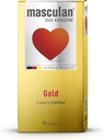 Masculan Condoms 10 Gold Grain