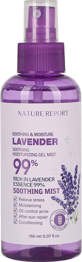 Nature Report Lavender Soothing Moisturizing Gel Mist 150 Ml