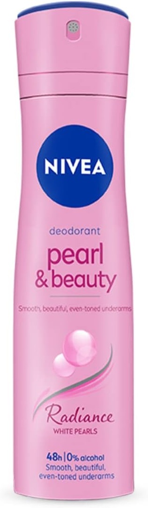 Nivea Women Deodorant Pearl & Beauty Radiance For Even Toned Smooth & Beautiful Underarms 150ml