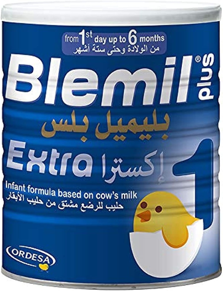 Blemil Plus Extra 1 Follow Up Formula Milk For Infants From 1st Day To 6 Months 600g