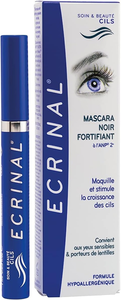 Ecrinal Strengthening Black Mascara With Anp2+ Ampoules 0.27 Fluid Ounce