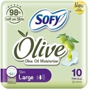 Sofy Olive Slim Large 29 Cm Sanitary Pads With Wings 10 Pads