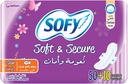 Sofy Soft & Secure Slim Large 29 Cm Sanitary Pads With Wings Pack Of 50 + 10 Pads
