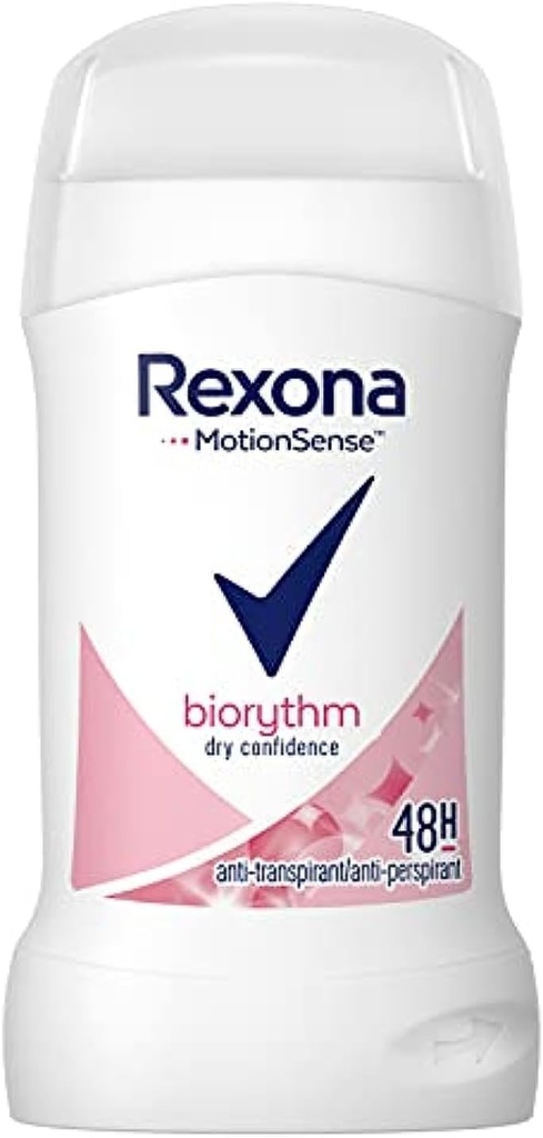 Rexona Women's Stick Biorhythm Dry Confidence Antiperspirant