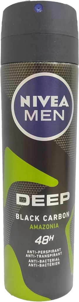 Nivea Men Deep Black Carbon Amazonia 48h 150ml