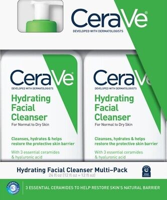 Cerave Hydrating Facial Cleanser Multi-pack