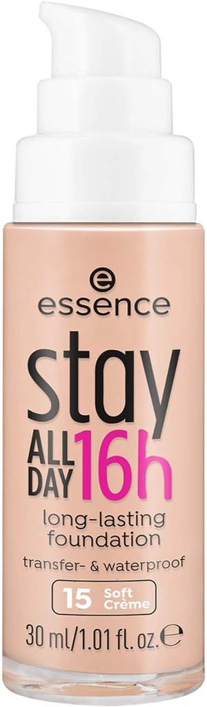 Essence Stay All Day 16 Hours Long Lasting Foundation 30 Ml 15 Soft Creme