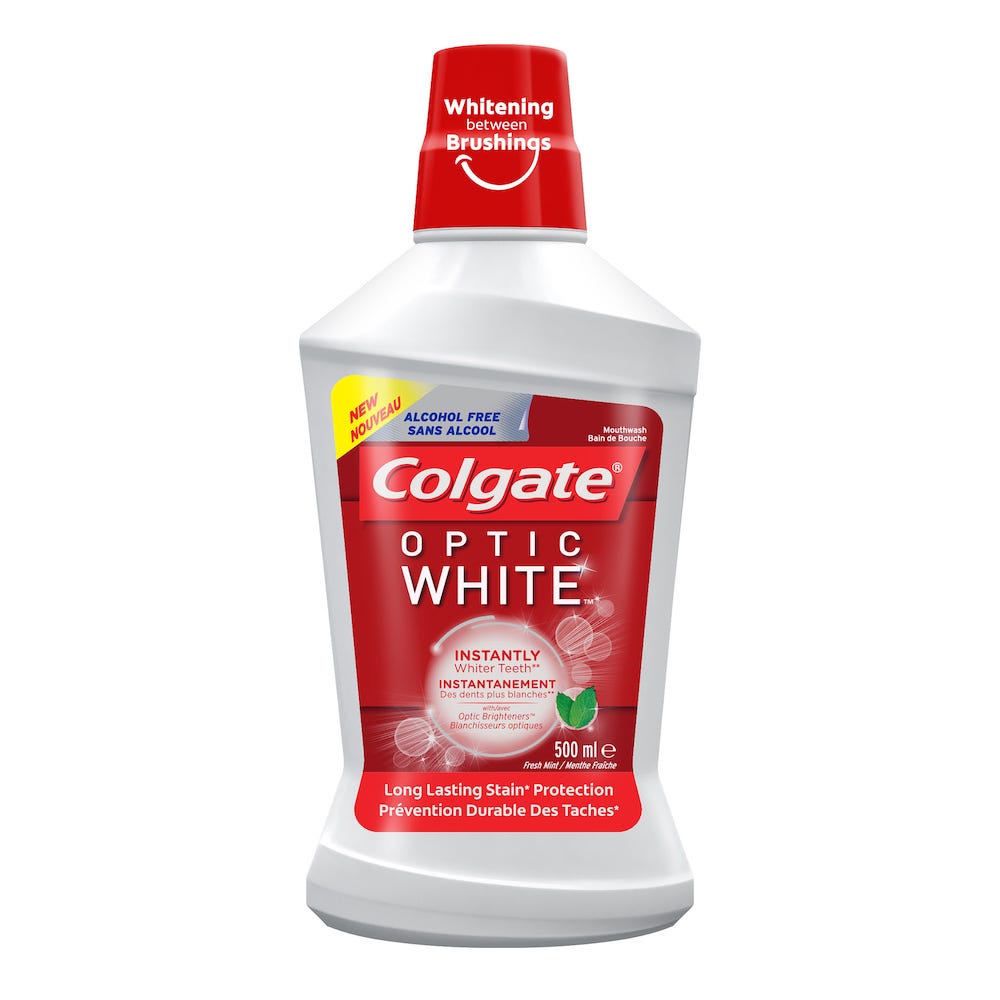 Colgate Optic White Whitening Mouthwash - 500 ml