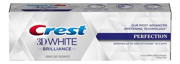 Crest 3d White Brilliance Perfection Enamel Safe Toothpaste 75 ml