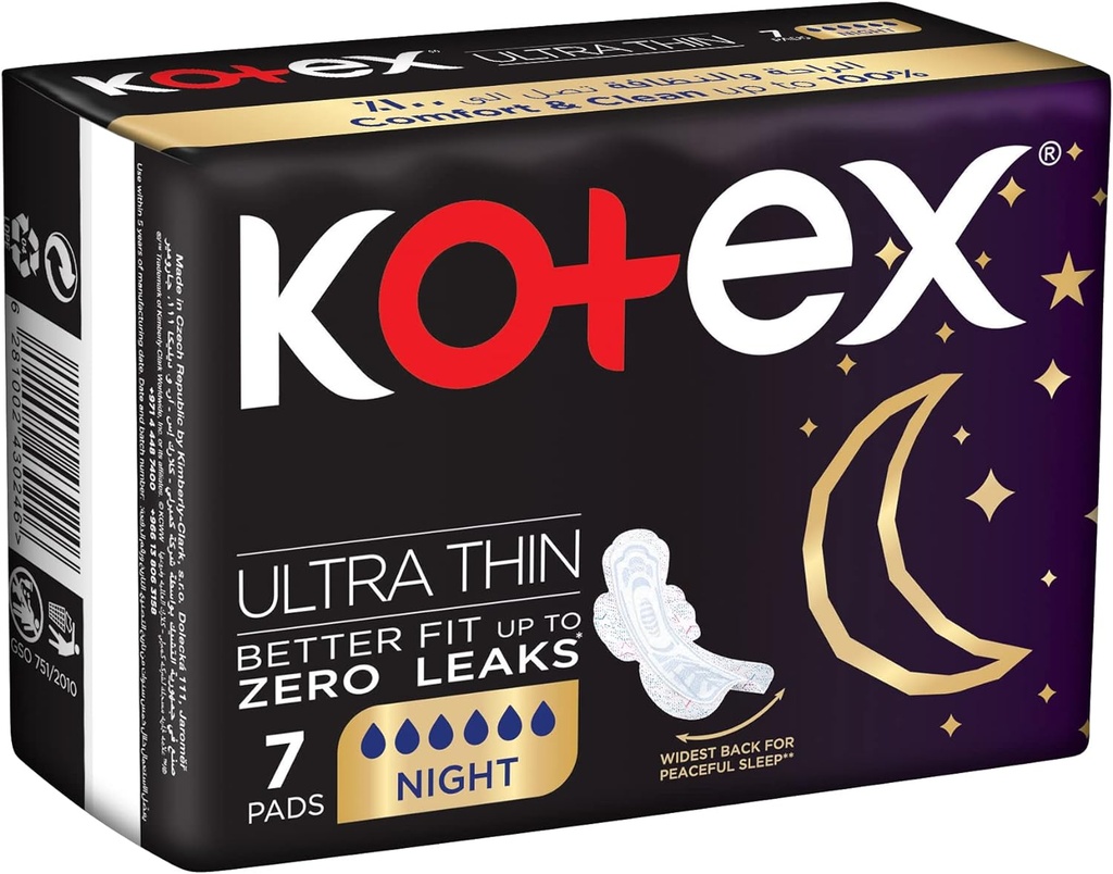 Kotex Ultra Night Pads 7 Sanitary Pads