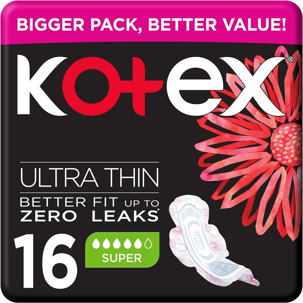 Kotex Ultra Super Value Pack 16 Pads