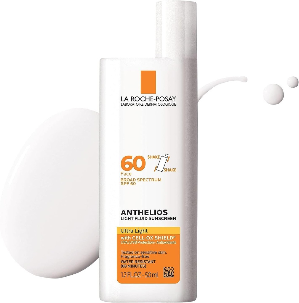 La Roche-posay Anthelios Ultra Light Sunscreen Fluid Spf 60 1. 7 Fl. Oz.