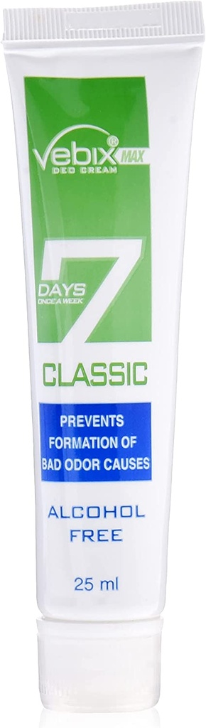 Vebix Deodorant Cream 25g Classic