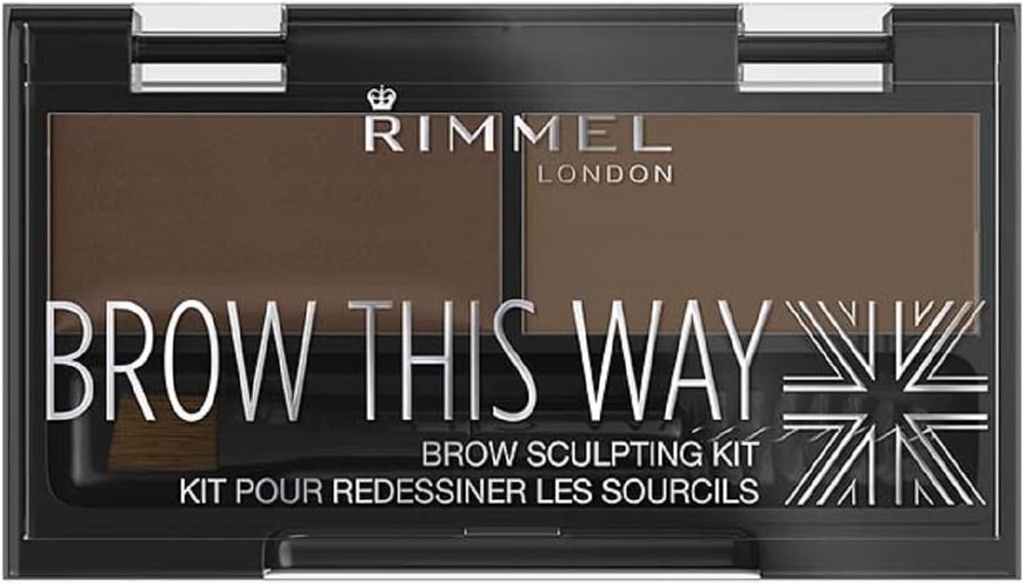 Rimmel Brow This Way Eyebrow Sculpting Kit 002 Medium Brown