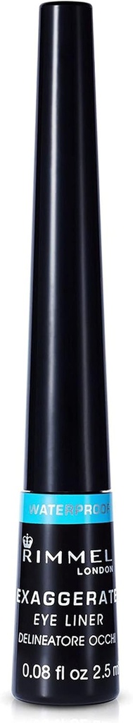 Rimmel London Exaggerate Waterproof Eyeliner Black 0.08 Fluid Ounce