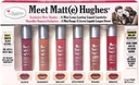 Thebalm Meet Matt(e) Hughes Set Of 6 Mini Long-lasting Liquid Lipsticks