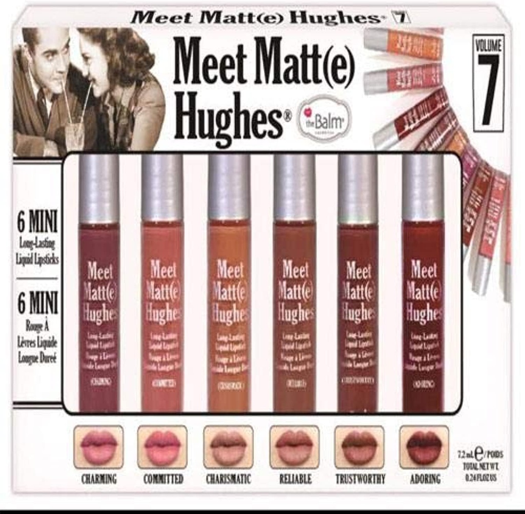 The Balm Meet Matte Hughes Mini 6 Pieces Vol.7 - Pack Of 1