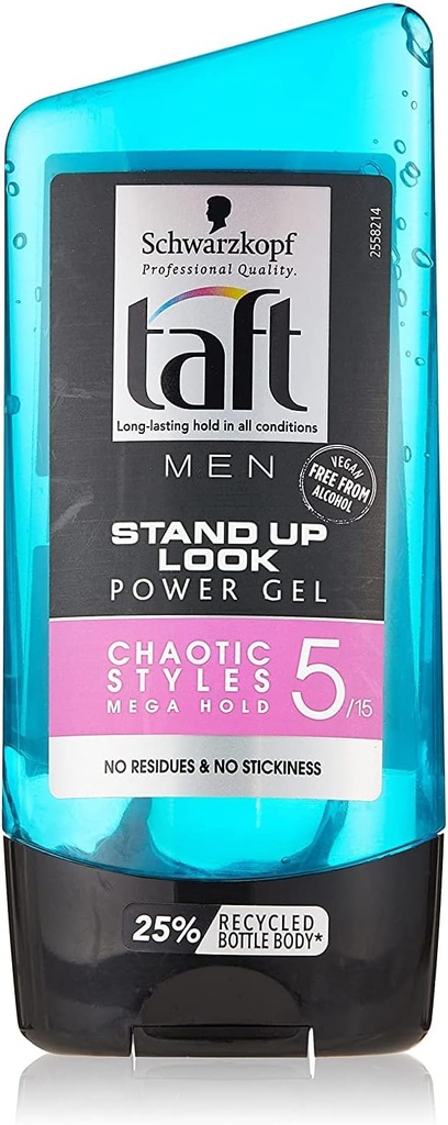 Taft Looks Stand Up Look Power Gel Mega Strong 150 Ml