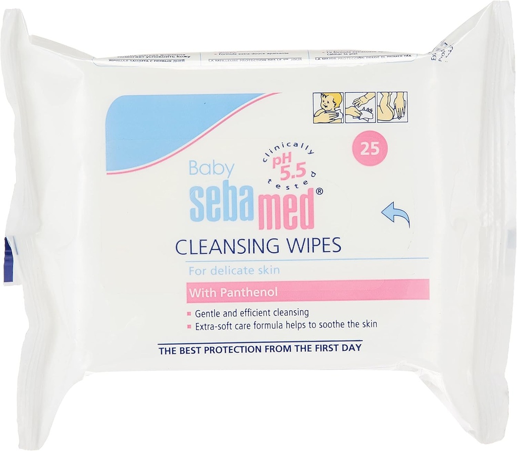 Sebamed Baby Cleansing Wet Wipes 25-pieces