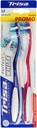 Trisa Perfect Comfort White Toothbrush 2 Pieces Medium - Pack Of 1