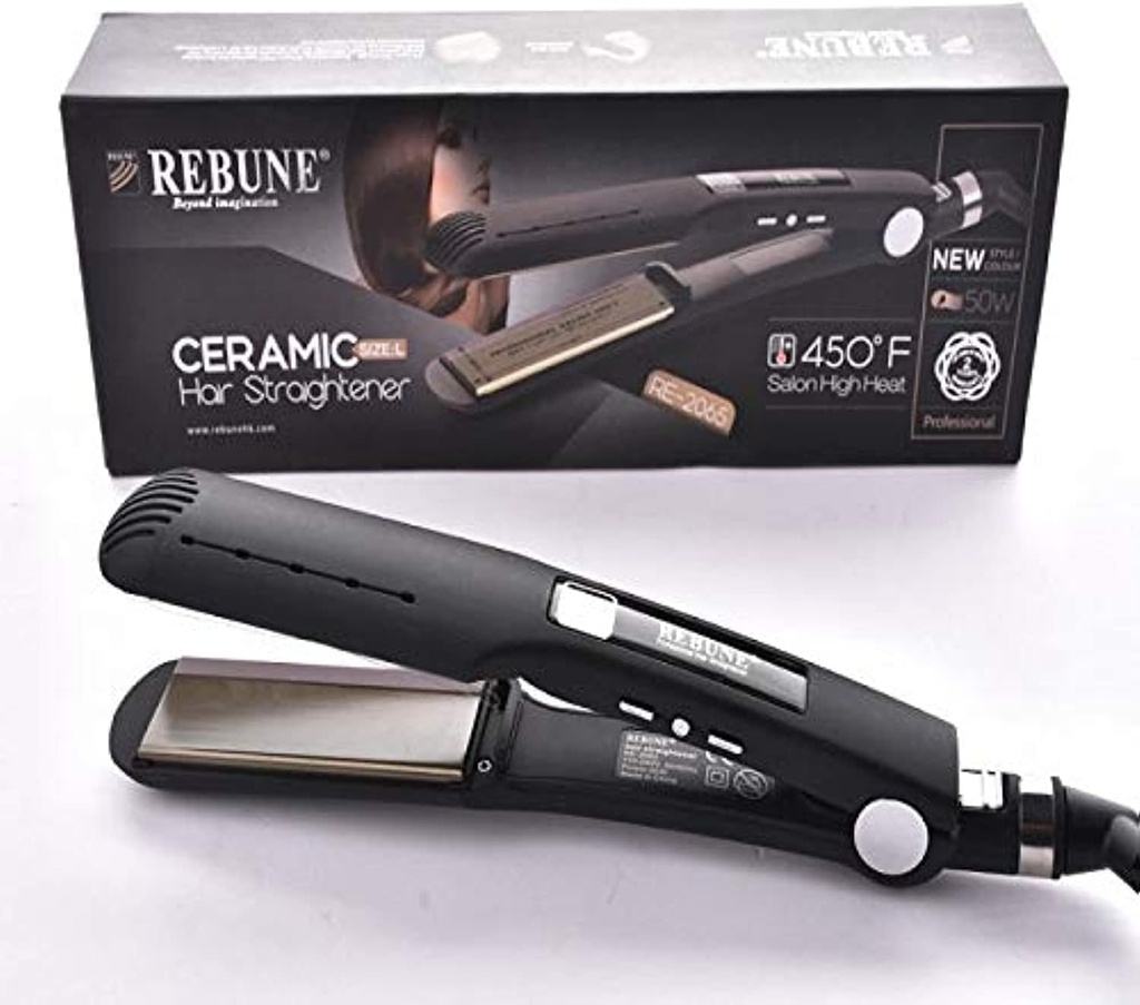 Rebune - Cersmic Hair Straightener - Re-2065 Gold