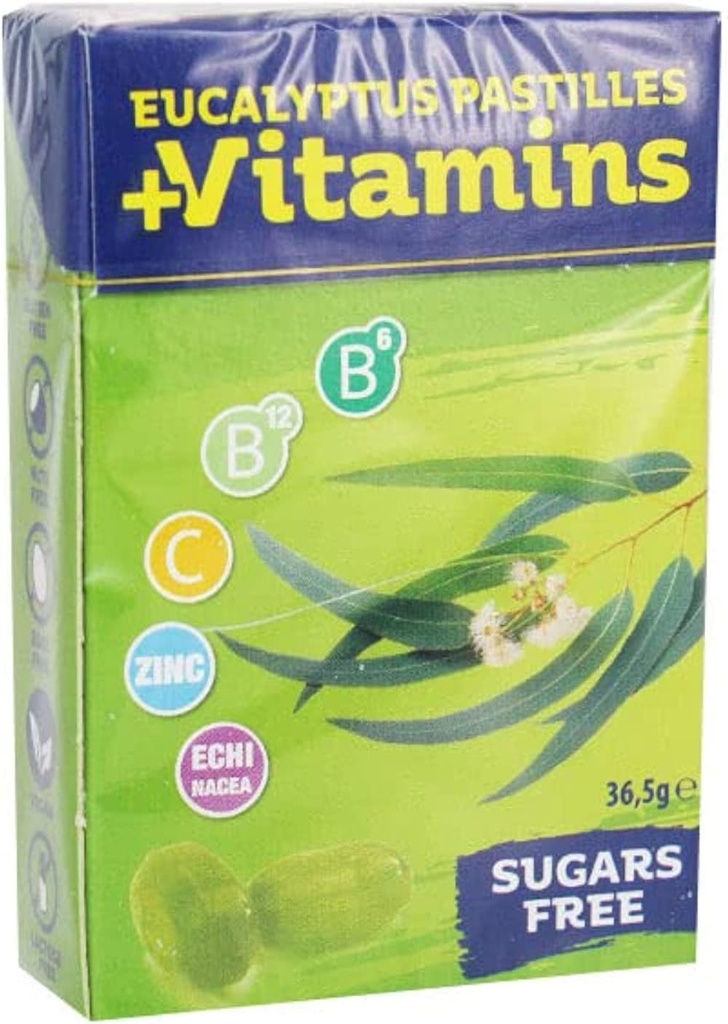Papermints Eucalyptus Pastilles And Vitamin Tablets 36.5 G