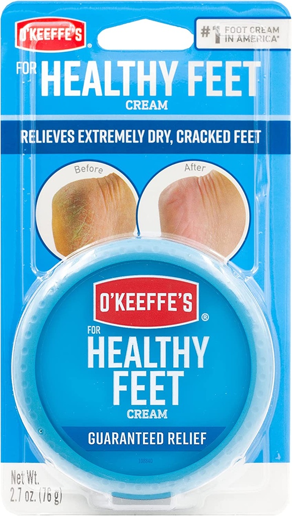 O'keeffe's Healthy Feet Foot Cream Relieves And Repairs Extremely Dry Cracked Feet 76gm