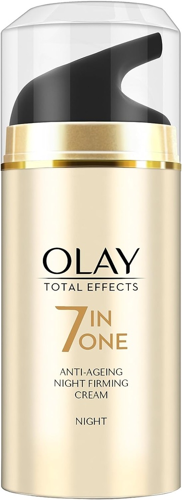 Olay Face Moisturizer Total Effects 7inone Firming Night Cream With Vitamin C & B3 15 Ml