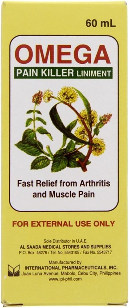 Omega Pain Killer Oil 60 Ml.