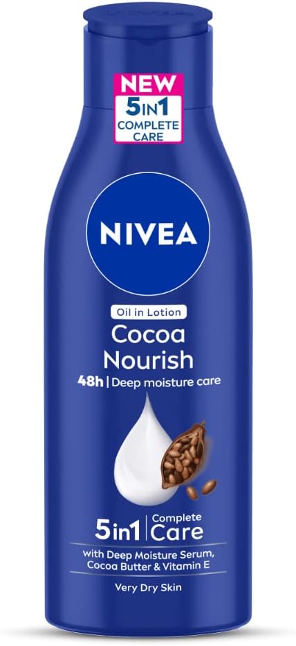 Nivea Body Lotion For Very Dry Skin Cocoa Nourish With Coconut Oil & Cocoa Butter For Men & Women 200ml