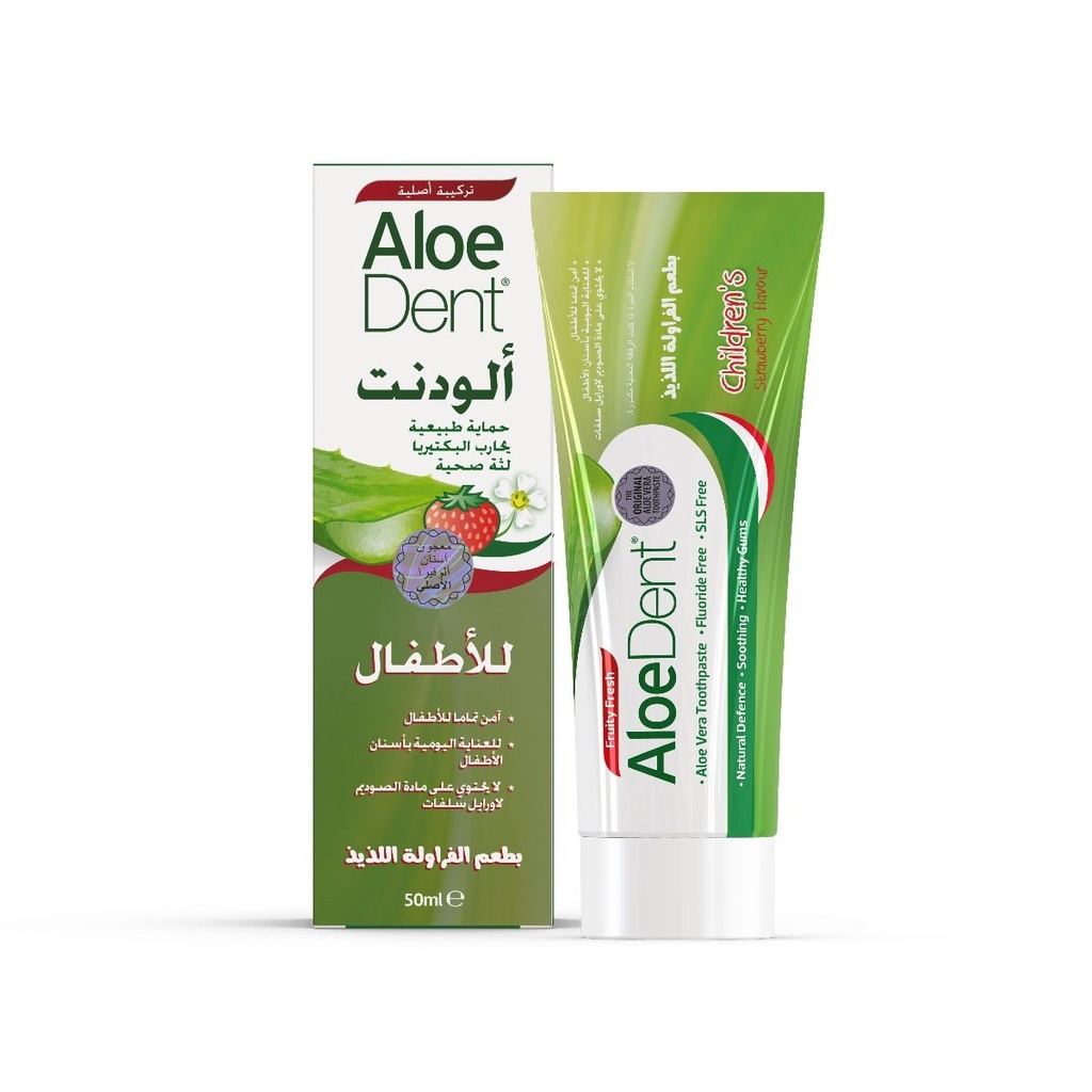 Aloedent Child Aloe Vera Strawbery T.past 50ml