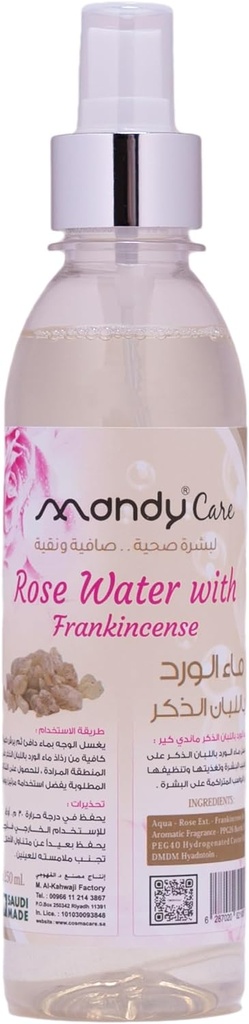 Mandycare Frankincense Rose Water For Pure Healthy Skin 8.5 Oz