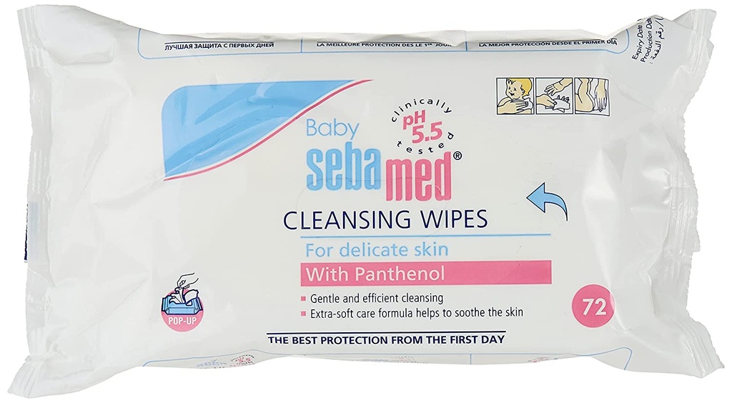 Baby Sebamed Baby Cleansing Wipes 72pcs