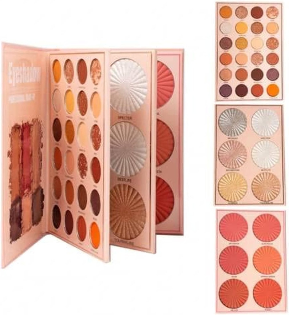 Christine 3 * 1 Eyeshadow Blush And Luminous Eyeshadow Palette