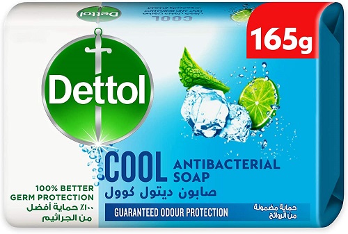 Dettol Cool Anti-bacterial Bar Soap 165g -mint & Bergamont