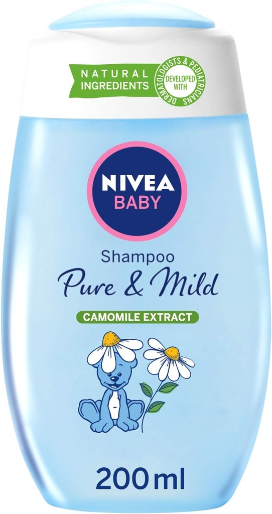 Nivea Baby Bath Shampoo Pure & Mild Camomile Extract 200ml