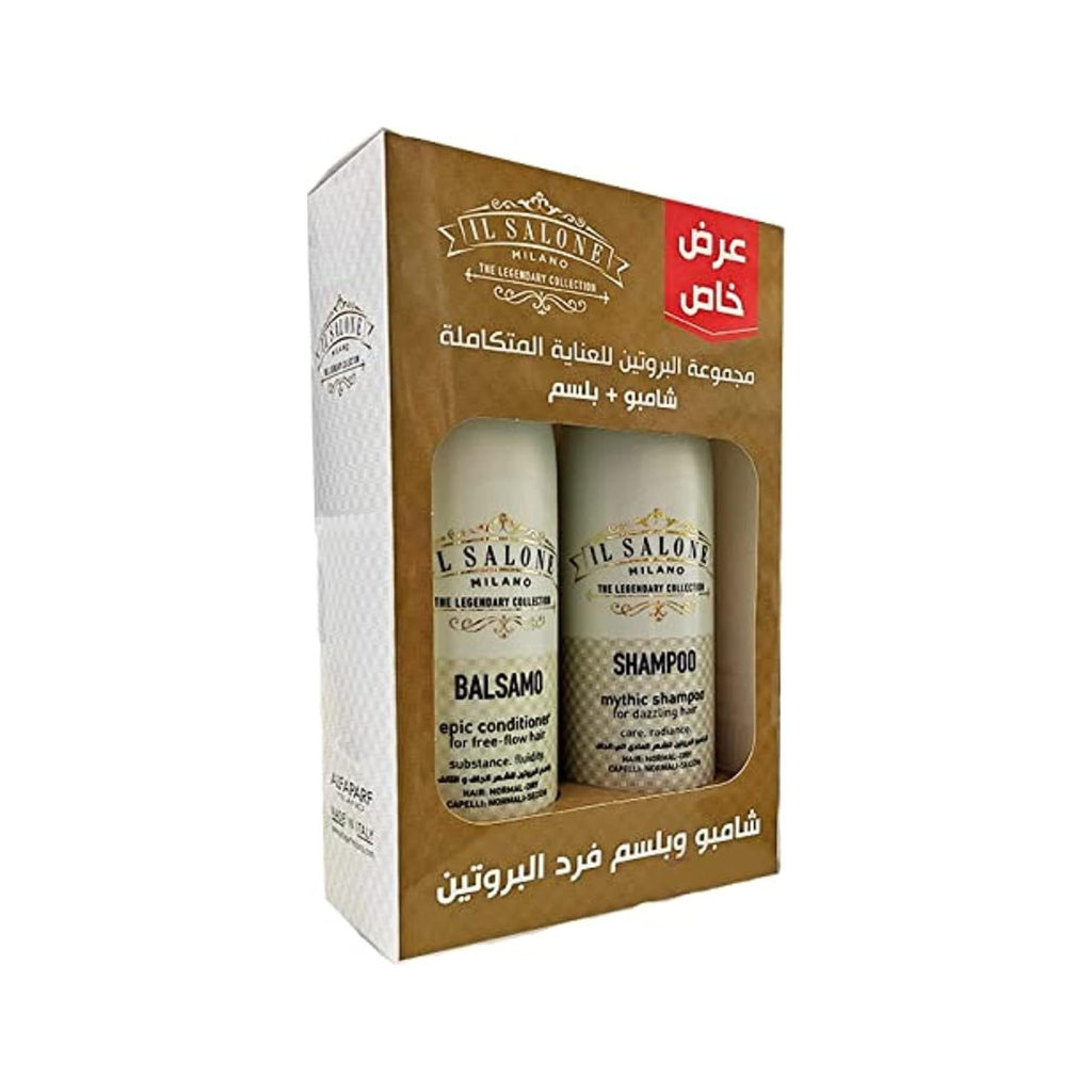 Il Salone Protein Shampoo + Conditioner 500 Ml Dry Damaged Hair (promotion Pack)