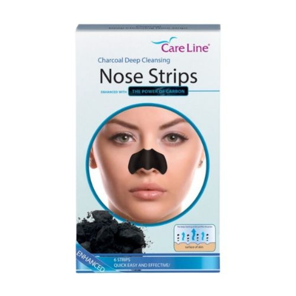 Care Line Charcoal Deep Cleansing Nose Strips