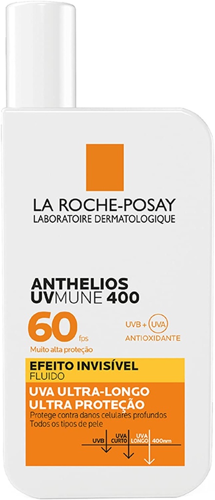 La Roche-posay Anthelios Uvmune 400 Invisible Fluid Spf50+ 50ml