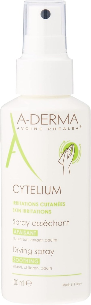 A-derma Cytelium Spray Assã©chant Drying Spray For Irritated Skin 100ml