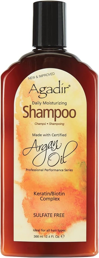 Agadir Argan Oil Daily Oisturizing Shampoo Contains 12 124 Oz Bottles