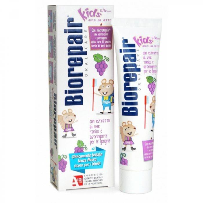 Biorepair Set Kids 0-6 Oral Care Toothpaste 1.7fl.oz 50ml Pack Of 3