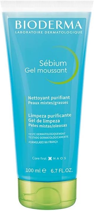 Bioderma Sebium Gel Moussant Purifying Cleansing Foaming Gel For Combination To Oily Skin 100 Ml